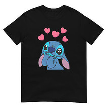 Short-Sleeve Unisex T-Shirt Lilo &amp; Stitch Fan Art cartoon disnay - £13.58 GBP+