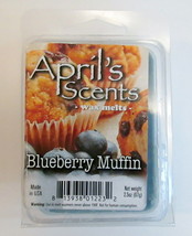 April&#39;s Scents Wax Melts Blueberry Muffin 2.5 Oz Tart Wax Bar - £4.00 GBP
