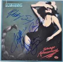 Scorpions Signed Album X4 - Savage Amusement - R. Schenker, K. Meine, M. Jabs + - £265.48 GBP