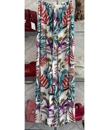 TAJ By SABRINA CRIPPA Tropical Print Kagu Pants Style#120242 Sz M $415 NWT - $227.60