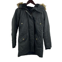 J Crew Womens Perfect Winter Parka Black XS  - £112.53 GBP