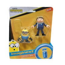 Imaginext Minions Otto and Gru Figure Set The Rise of Gru Despicable Me Figurine - £10.15 GBP