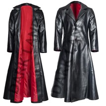 Gothic Long Coat Blade Day Walker Full Length PU Leather Coat Vampires R... - $189.00