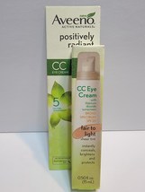 Aveeno Positively Radiant CC Eye Cream SPF 25 Fair To Light Read Description - £15.98 GBP