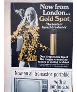 Gold Spot Breath Freshener Motorola Small Print Magazine Advertisements ... - $74.63 MXN