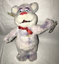 NEW ORIGINAL HOLY BEARS ANIMATED SERIES SHELDON PURPLE LAVENDER PLUSH ST... - $15.99