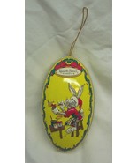 VINTAGE 1997 Russell Stover Looney Tunes BUGS BUNNY 5&quot; CHRISTMAS  TIN OR... - $20.37 CAD