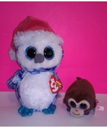 TY Beanie Boo Icicle &amp; Monkey Plush - $317.00 MXN