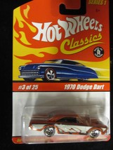 1970 Dodge Dart (Spectraflame Orange W/redlines ) 2005 Hot Wheels Classics Serie - £21.07 GBP