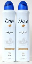 2 Count Dove 6.7oz Original 1/4 Moisturizing Cream 48h Antiperspirant Spray - $21.99