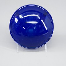 Rare Vintage Cobalt Blue Round Glass Replacement Lens 5625 Belson Lamp Light - £30.48 GBP