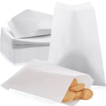 500 Pieces Grease Resistant Paper Treat Bags 5.12 X 7.09 Inches Semi Tra... - £36.19 GBP