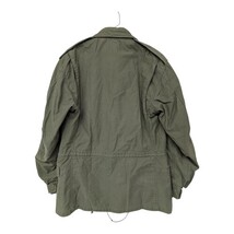 Vintage U.S. Army M-65 Field Jacket Olive Green Men’s Cold Weather Military image 3