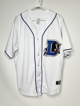 Durham Bulls AAA Baseball Jersey OT Size L Large White  - £69.66 GBP