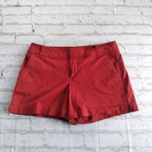 New York and Company Womens Shorts 2 Red Chino Low Rise Shortie - £14.34 GBP