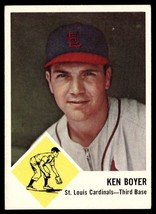 1963 Fleer #60 Ken Boyer VG-EX-B108R12 - £23.74 GBP