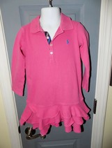 Ralph Lauren Pink Dress Size 4 Girl's EUC - $19.71