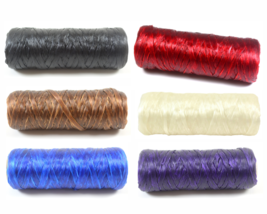 Kulay Artificial Sinew Waxed Flat Polyester Thread, Pack of 6; 120 yards - £18.79 GBP