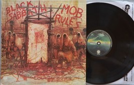 Black Sabbath Mob Rules Vertigo First Press ozzy osboure Italy Vinyl LP 1981 EX+ - £62.27 GBP