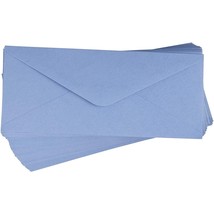 96-Pack #10 Standard V-Flap Windowless Business Envelopes Light Blue, 9.... - £28.27 GBP