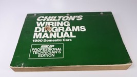 Chiltons Wiring Diagrams Manual 1990 Domestic Cars Motor Age Pro Technic... - £31.44 GBP