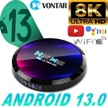 2023 4G+64G H96 MAX TVBox RK3528 Smart TV Box Android 13 Rockchip 3528 Quad Core - £32.32 GBP