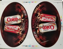 Diet Coke Coca-Cola Try New Black Cherry Vanilla Ad Preproduction Art Work - £15.18 GBP