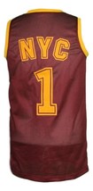 Custom Name # Rucker Park Basketball Jersey New Sewn Maroon Any Size image 2