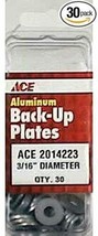 Rivet Backup Plates, Aluminum 3/16&quot;, 30 Pack, Stanley Fastening Co. - $11.49