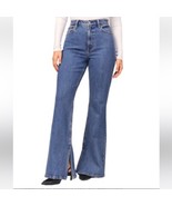 ABERCROMBIE The Vintage Flare High Rise Jeans Split Hem Curve Love 4/27 ... - $837.00 MXN