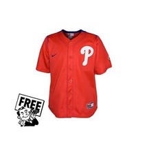 Philadelphia Phillies Officially Mlb Nike Boys Jersey Size 6 Lg $40.00 New - $19.79