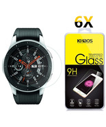 6-Pack For Samsung Galaxy Watch 46Mm Tempered Glass Screen Protector - £24.37 GBP