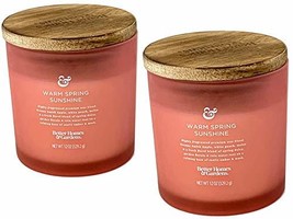 Better Homes and Gardens 12oz Scented Candle, Warm Spring Sunshine 2-Pack - £38.45 GBP