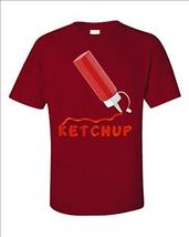 Ketchup Condiment Easy Halloween Costume Part of a Set - Unisex T-Shirt Red - £31.04 GBP