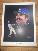 Dodgers/Union 76 Oil Print 1982 : Jose Morales - $9.89