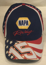 NASCAR Napa Racing Cap Stars/Stripes #15 Waltrip Hook And Loop Back Adjustable - £8.96 GBP