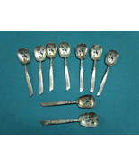  Silverplated BonBon / Nut Spoon -9 &quot;SOUTH SEAS&quot; By Community SPOONS  - $169.72 CAD