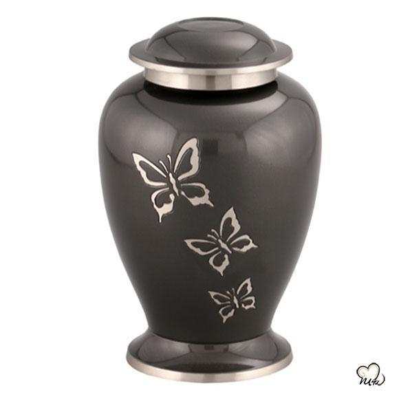 Eternal Butterfly Brass Cremation Urn-Funeral Urn