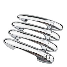 Car Exterior Chrome Side Door Handle Cover Trims For  RAV4 RAV-4 2013 2014 2015  - £60.60 GBP