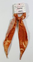 Morgan Simianer Xo Scunci Tie Dye Scarf Scrunchie Ponytail Orange - £5.13 GBP