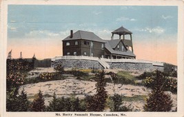 CAMDEN MAINE~MT BATTY BATTIE SUMMIT HOUSE~1915 POSTCARD - $8.97