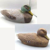 Antique Paper Duck Decoy Pair, Papier Mache Hunting, Primitive Folk Art, Ariduck - £65.73 GBP