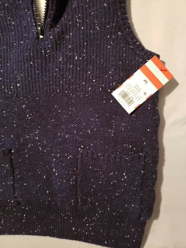 Cat & Jack™ ~ Boys' Size Extra Small ~ Navy Blue ~ Sherpa Lined Vest  Item image 2
