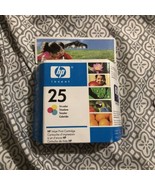 Genuine HP 25 TriColor Ink Cartridge Deskjet OEM 51625A New Sealed EXP. ... - $12.11