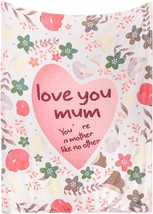 DN DECONATION Mom Blanket from Son &amp; Daughter, Mother&#39;s Day Throw Blanket, Love - £19.00 GBP