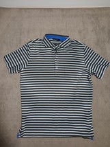 Greyson Men&#39;s Polo Shirt Size Large Horizontal Stripes golf Casual - £16.18 GBP