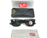 Ray-Ban Sunglasses RB2132 NEW WAYFARER 901/58 Black Frames with Green Le... - $116.66