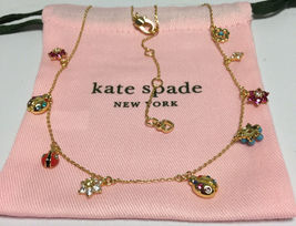 Kate Spade New York nature walk ladybug charm necklace w/ KS Dust Bag New - $44.00