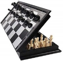 Magnetic Educational Chess Board Set ,Folding Chess Board Travel Toys 10... - $34.64
