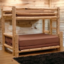 Dakota Log Bunk Bed for Rustic Home and Cabin Spaces - $45,232.22 MXN+